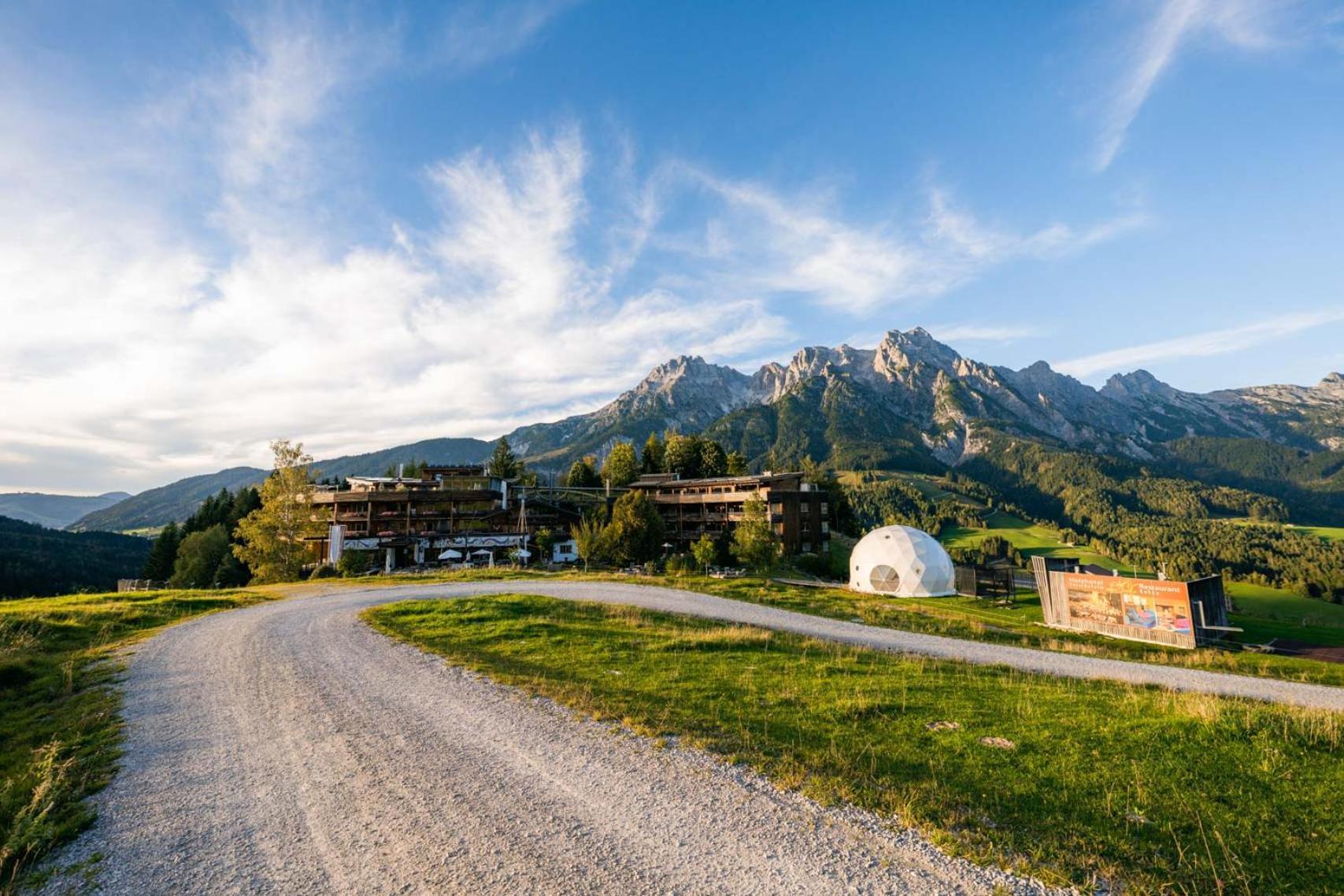 Holzhotel Forsthofalm Leogang Exterior photo